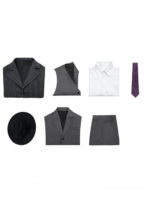 Live Action TV Series Spider-Noir‎ Halloween Cosplay Spider Man Costume Set Without Shoes