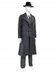 Live Action TV Series Spider-Noir‎ Halloween Cosplay Spider Man Costume Set Without Shoes