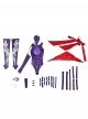 Game Marvel Rivals Halloween Cosplay Psylocke Vengeance Skin Costume Set Without Shoes