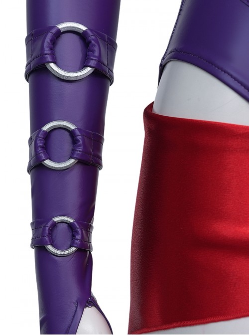 Game Marvel Rivals Halloween Cosplay Psylocke Vengeance Skin Costume Set Without Shoes