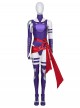 Game Marvel Rivals Halloween Cosplay Psylocke Vengeance Skin Accessories Purple Ankle Boots