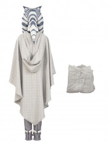 Star Wars Ahsoka Halloween Cosplay Tano White Battle Suit Costume Gray Cloak