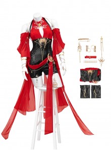 Naraka Bladepoint Halloween Cosplay Viper Ning Hongchuan Madien Upgraded Version Costume Full Set