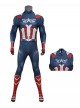 Captain America New World Order Halloween Cosplay Captain America Bodysuit Printing Version Costume Set Without Shoes