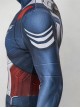 Captain America New World Order Halloween Cosplay Captain America Bodysuit Printing Version Costume Set Without Shoes