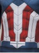 Captain America New World Order Halloween Cosplay Captain America Bodysuit Printing Version Costume Set Without Shoes