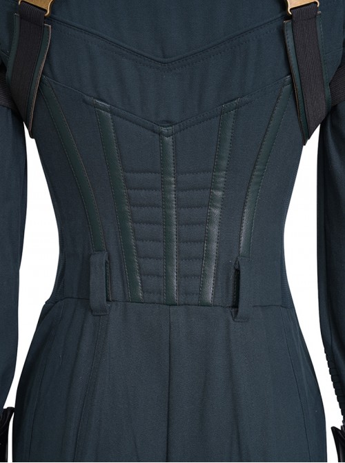 Movie Thunderbolts Halloween Cosplay Yelena Belova Black Widow Bodysuit Costume Set Without Shoes