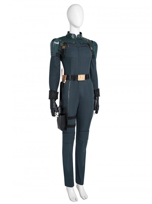 Movie Thunderbolts Halloween Cosplay Yelena Belova Black Widow Bodysuit Costume Set Without Shoes