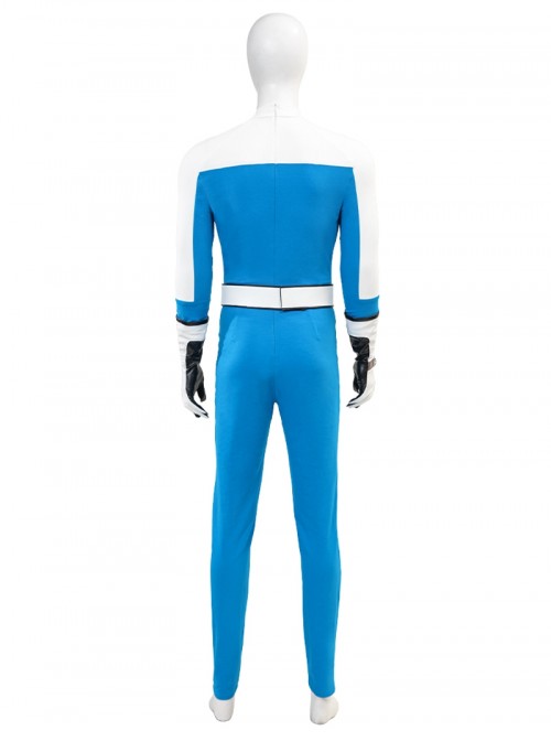 Movie The Fantastic Four First Steps Halloween Cosplay Human Torch Bodysuit Costume Set Without Shoes
