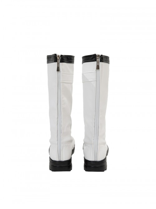 Movie The Fantastic Four First Steps Halloween Cosplay Human Torch White Accessories White Boots