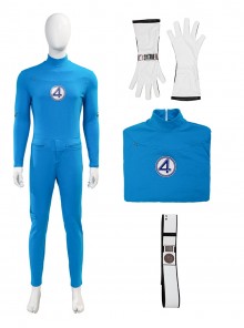 The Fantastic Four First Steps Halloween Cosplay Mister Fantastic Bodysuit Costume Set Without Shoes