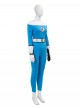 Movie The Fantastic Four First Steps Halloween Cosplay Invisible Woman Bodysuit Costume Set Without Shoes