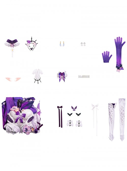 Game Honkai Star Rail Halloween Cosplay Castorice Costume Full Set