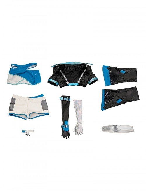 Game Marvel Rivals Halloween Cosplay Seol Hee Luna Snow Costume Set Without Shoes
