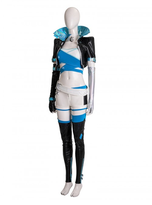 Game Marvel Rivals Halloween Cosplay Seol Hee Luna Snow Costume Set Without Shoes