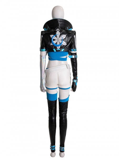 Game Marvel Rivals Halloween Cosplay Seol Hee Luna Snow Costume Set Without Shoes