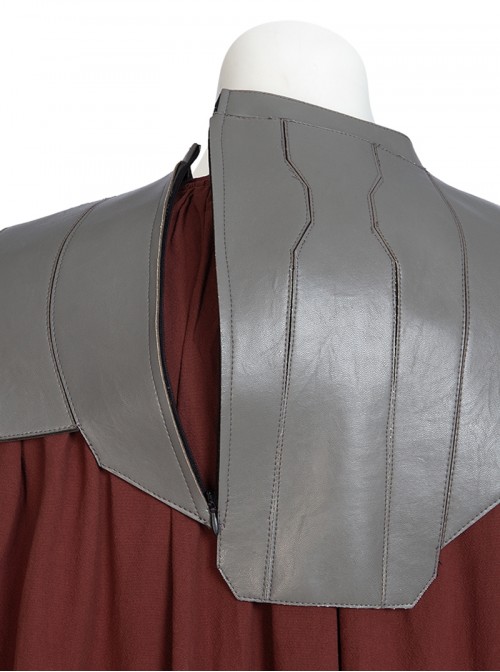 Animation Star Wars The Clone Wars Halloween Cosplay Anakin Skywalker Costume Blue Long Vest