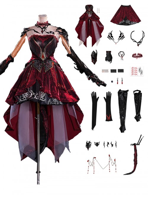 Game Love And Deepspace Halloween Cosplay Player Controls Character Abyssal Chaos Costume Full Set