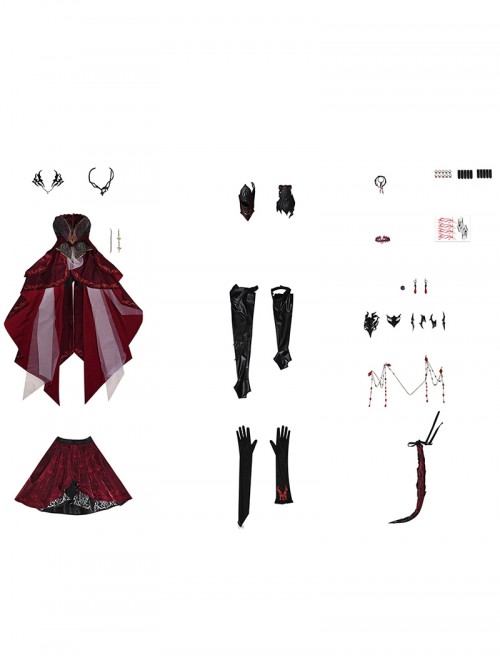 Game Love And Deepspace Halloween Cosplay Player Controls Character Abyssal Chaos Costume Full Set