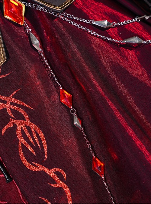 Game Love And Deepspace Halloween Cosplay Player Controls Character Abyssal Chaos Costume Full Set