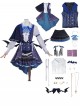 Vtuber Halloween Cosplay Seren Azuma Halloween Formal Dress Outfit Costume Full Set