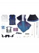 Vtuber Halloween Cosplay Seren Azuma Halloween Formal Dress Outfit Costume Full Set