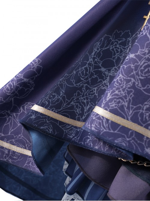 Vtuber Halloween Cosplay Seren Azuma Halloween Formal Dress Outfit Costume Full Set