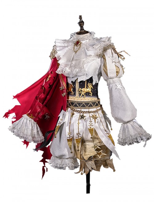 Game Identity V Halloween Cosplay Mike Morton Acrobat Hullabaloo Brightest Star Costume Full Set