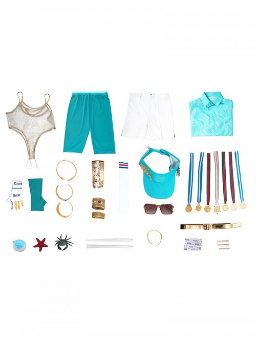 Identity V Halloween Cosplay Ganji Gupta Batter Champion Helmsman Costume Full Set