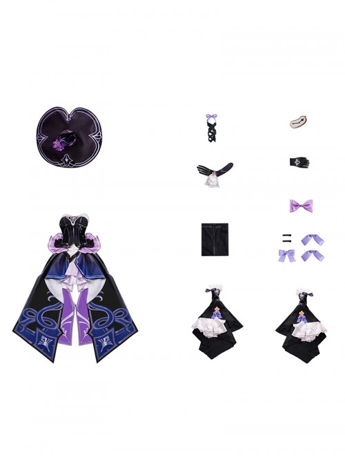 Game Honkai Star Rail Halloween Cosplay Herta Costume Full Set