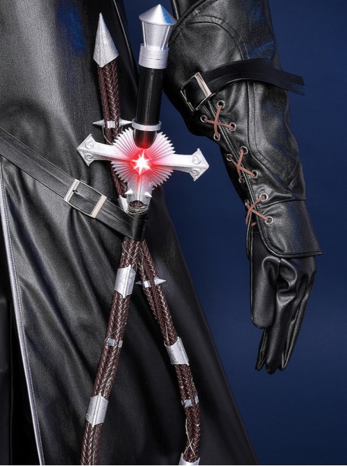 Identity V Halloween Cosplay Cowboy Kevin Alonso Misfit Reverse Blade Whip Costume Set