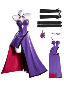Fate Grand Order Halloween Cosplay Jeanne d'Arc Alter Formal Dress Costume Set