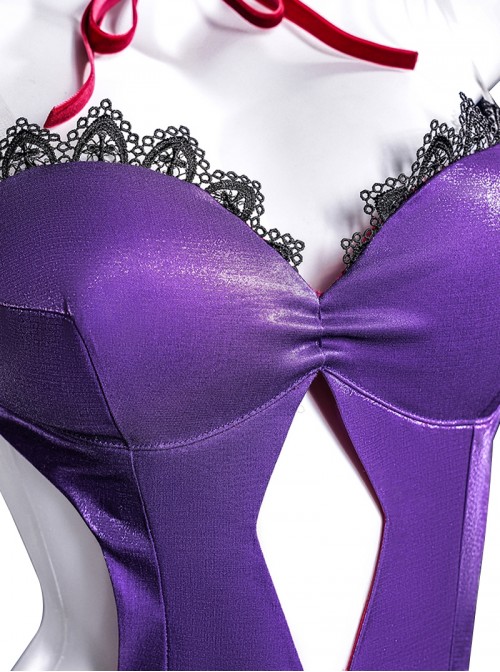 Fate Grand Order Halloween Cosplay Jeanne d'Arc Alter Formal Dress Costume Set