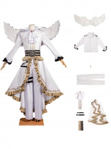 Blue Lock Halloween Cosplay Chigiri Hyoma White Angel Costume Costume Full Set