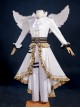 Blue Lock Halloween Cosplay Chigiri Hyoma White Angel Costume Costume Full Set
