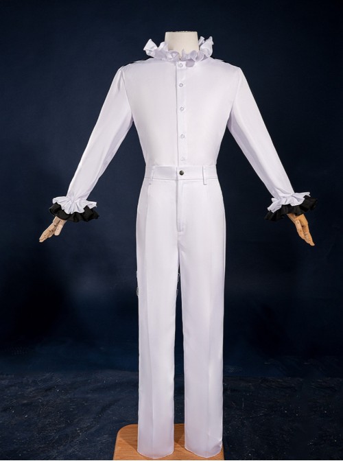 Blue Lock Halloween Cosplay Chigiri Hyoma White Angel Costume Costume Full Set