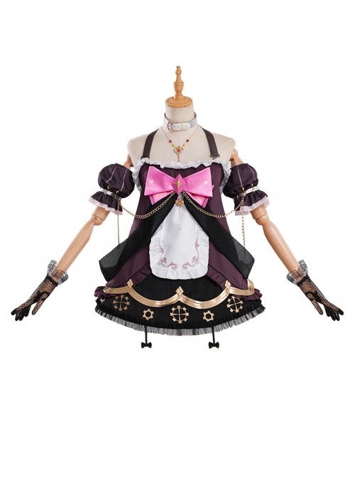 Vtuber Halloween Cosplay Ace Taffy Berserker Outfit Costume Full Set