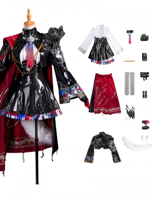 Game Arknights Halloween Cosplay Lappland The Decadenza Costume Set