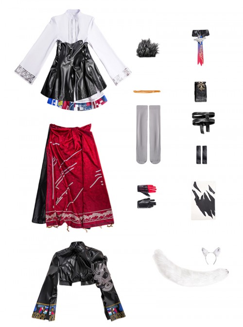 Game Arknights Halloween Cosplay Lappland The Decadenza Costume Set