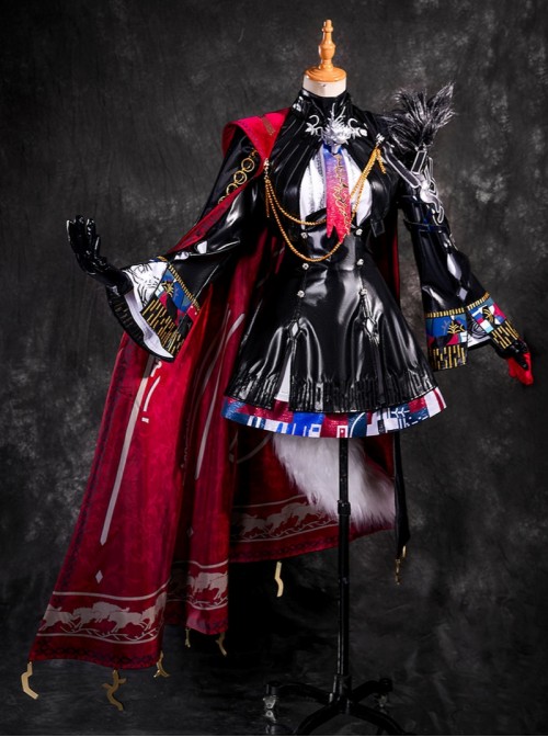 Game Arknights Halloween Cosplay Lappland The Decadenza Costume Set