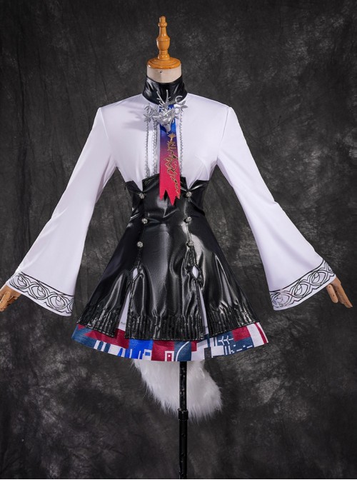 Game Arknights Halloween Cosplay Lappland The Decadenza Costume Set