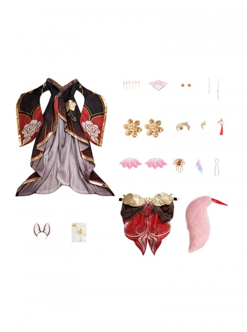 Game Honkai Star Rail Halloween Cosplay Fugue Costume Set Without Shoes