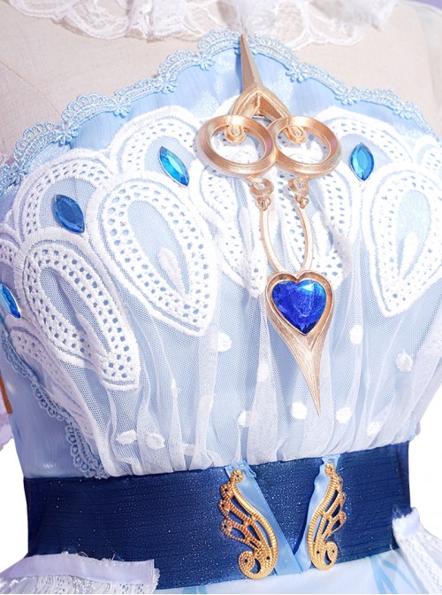 Game Honor Of Kings Halloween Cosplay Da Qiao Love Flower Wedding Dress Costume Full Set