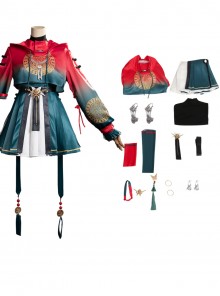 Game Gui Long Chao Halloween Cosplay Rin Costume Full Set