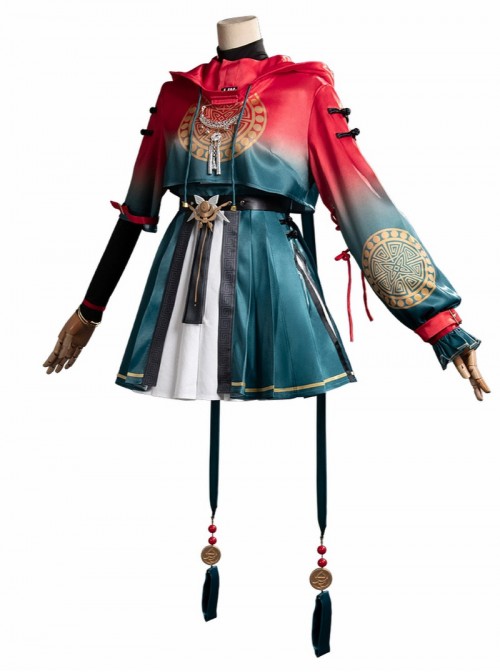 Game Gui Long Chao Halloween Cosplay Rin Costume Full Set