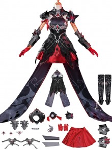 Game Honkai Impact 3rd Halloween Cosplay Nightmare Star Abyss Seele Vollerei Costume Set Without Leg Armors And Shoes