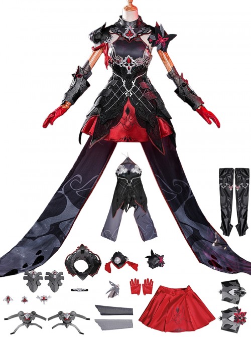 Game Honkai Impact 3rd Halloween Cosplay Nightmare Star Abyss Seele Vollerei Costume Set Without Leg Armors And Shoes