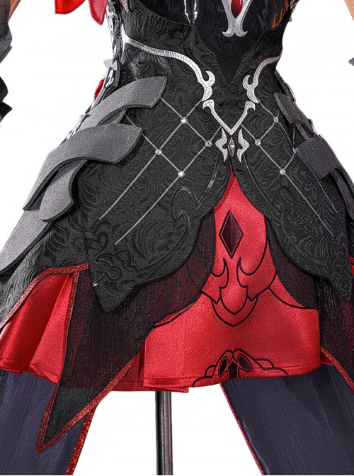Game Honkai Impact 3rd Halloween Cosplay Nightmare Star Abyss Seele Vollerei Costume Set Without Leg Armors And Shoes