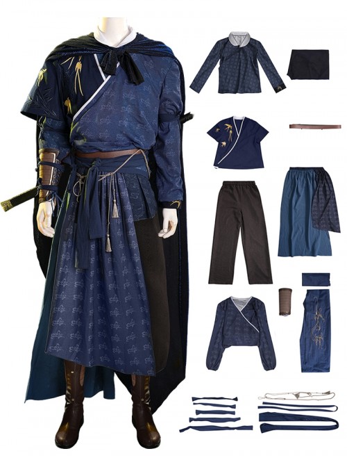 Game Where Winds Meet Halloween Cosplay Jiang Yan Costume Set Without Shoes