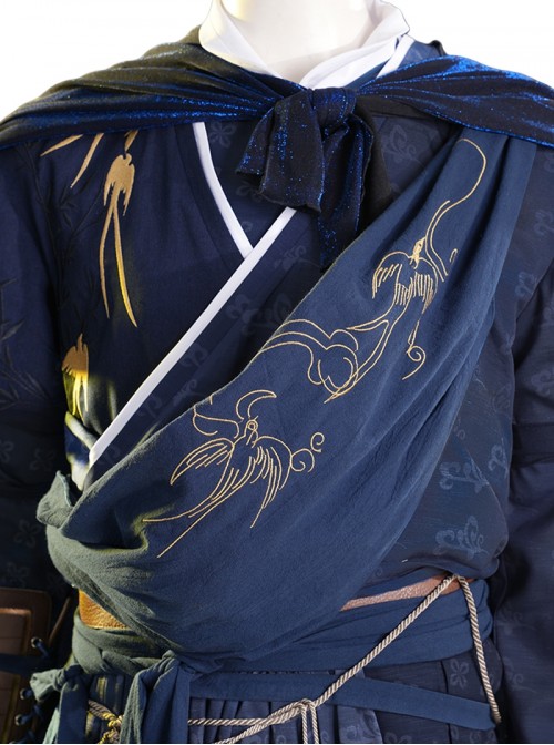 Game Where Winds Meet Halloween Cosplay Jiang Yan Costume Set Without Shoes